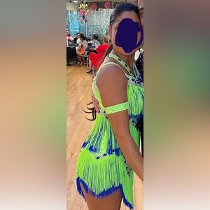 Latin Rhythm Ballroom Dance Dress